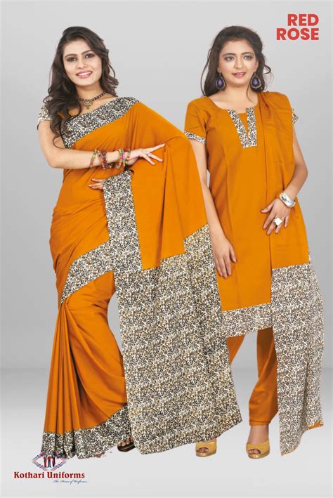 Red Rose – NV0037D & VK0070 | KOTHARI UNIFORMS | Saree Salwar Combo