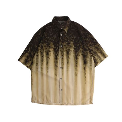 【OTSU】S/S gradation color pattern dress shirt -10508- | cv