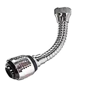Saiyam Stainless Steel 360° Rotation Sink Faucet Extension Part Sprayer ...
