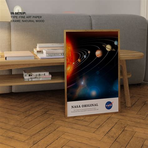 The Solar System Unannotated Version, NASA Art Posters – Dessine Art