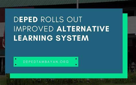 Image result for Alternative Learning System DepEd