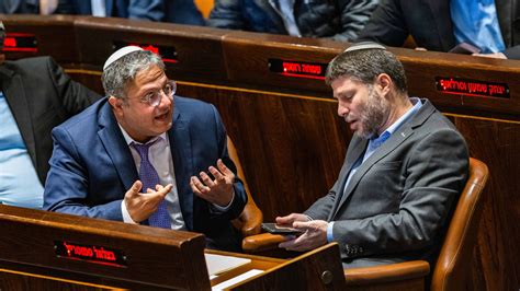 UK Sanctions Ben Gvir, Smotrich Over 'monstrous' Views On Gaza - i24NEWS
