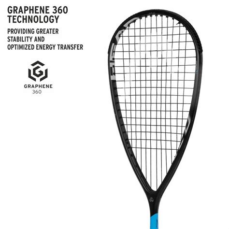 HEAD GRAPHENE 360 SPEED 125 SQUASH RACQUET – VikangSports