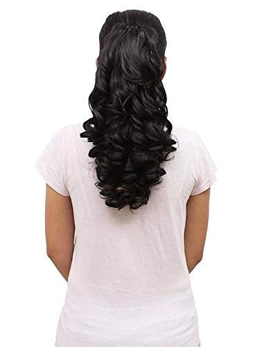 Deluxe Synthetic Curly Clutcher Hair Extension For Women And And Girls ...