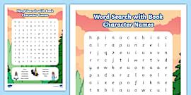Famous Characters Word Search