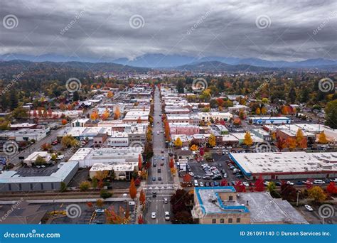 Historic Downtown District of Grants Pass, Oregon. Stock Photo - Image ...