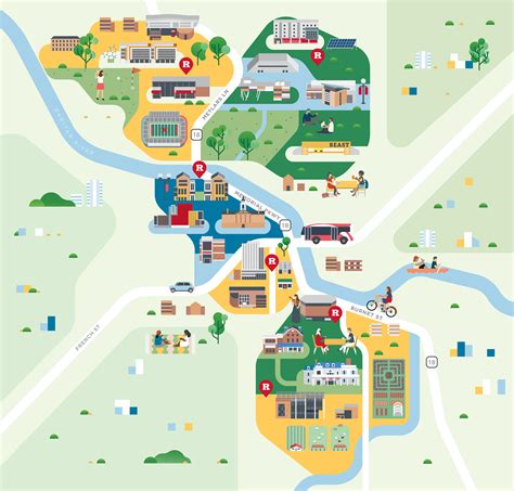 Rutgers University maps :: Behance