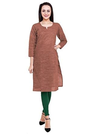 Buy Vastraa Fusion Women Light Pink Handspun/Handloom Khadi-Look South ...