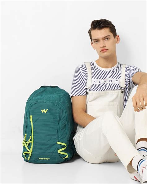 Buy Sea green Wildcraft Backpack with Adjustable Shoulder Straps | AJIO