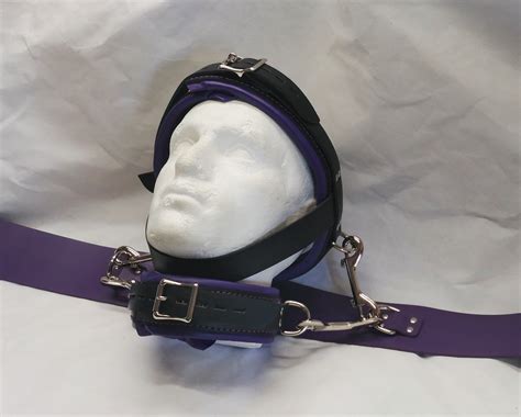Head Restraint Head Harness and Collar Real Leather. Any - Etsy UK