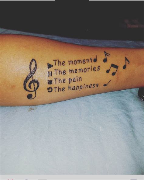 75+ Lovely Music Note Tattoo Ideas – For Those Who Is In Love With Music