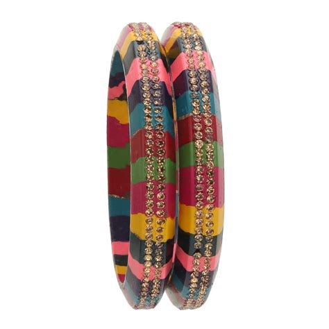 Sukriti Beautiful Rajasthani Multi Lac Kangan Bangles for Women – Set ...