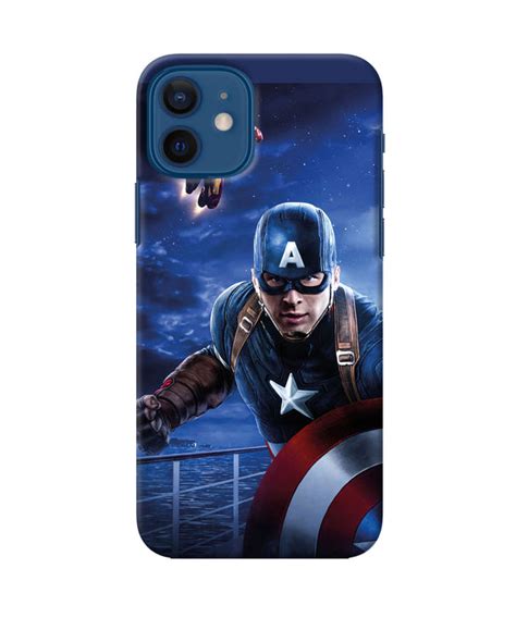 Captain With Ironman Iphone 12 Back Cover Case Online at Best Price ...