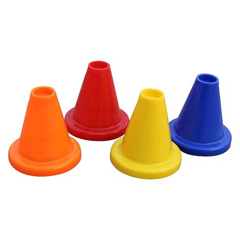 Buy Ciko Rubber Batting Tee Area Marker Cricket Batting Cones Multi ...