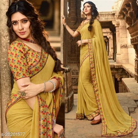 Pure Chiffon Floral Print Sarees - Buy Floral Print Chiffon Sarees ...