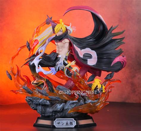 One Piece Gk Wano Country Black Foot Hitomi Sanji Light-Emitting Doubl