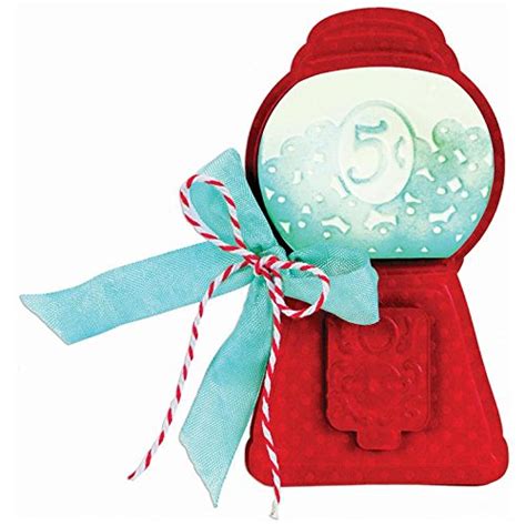 Sizzix Bigz Die with Bonus Textured Impressions, 5.5 by 6-Inch, Gumball ...