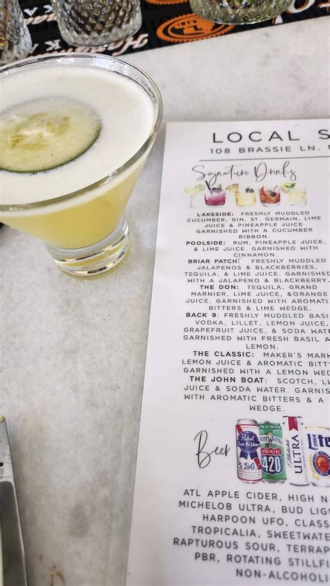 Menu at Local Station pub & bar, Braselton