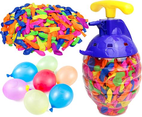 Buy Kiddie Play Water Balloons for Kids with Filler Pump 500 Balloons ...