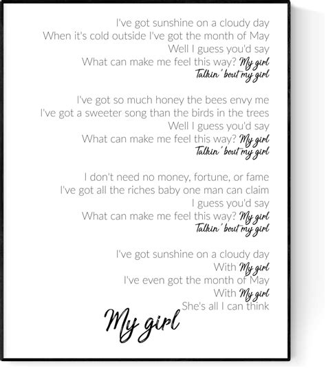 Me And My Girls All Lyrics