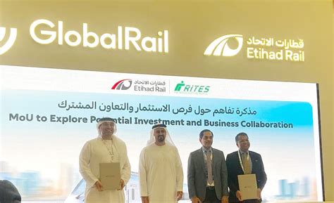 RITES signs MoU with Etihad Rail to further augment business collaboration