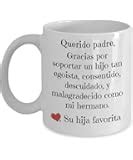 Buy Regalos para papa - Querido padre, Gracias por soportar un hijo tan ...