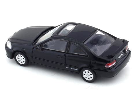 1999 Honda Civic EM1 Black 1:64 Para64 licensed diecast scale model car ...