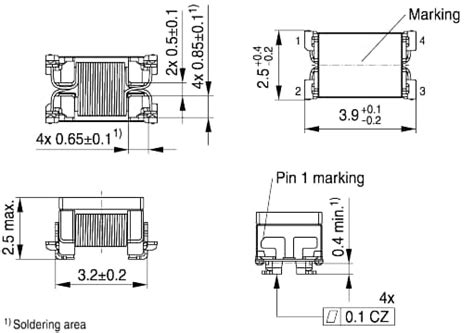ADL32VHC Power over Coaxial (PoC) Inductors - EPCOS / TDK | Mouser