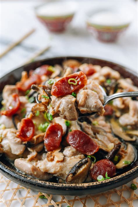 Cantonese Steamed Chicken & Chinese Sausage | The Woks of Life