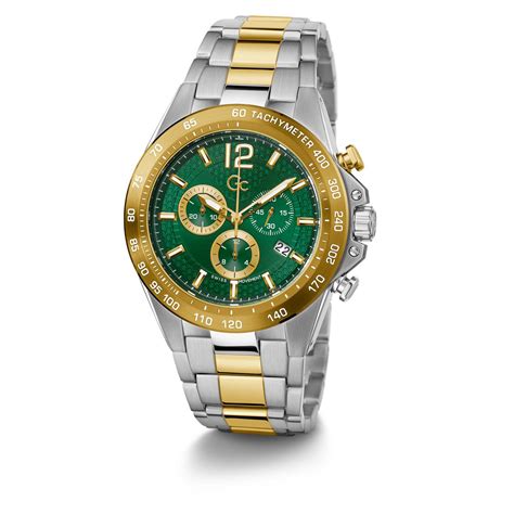 Gc Sport Chic Silver Round Dial Quartz Men Watch - Z07008G9MF - At JUST ...