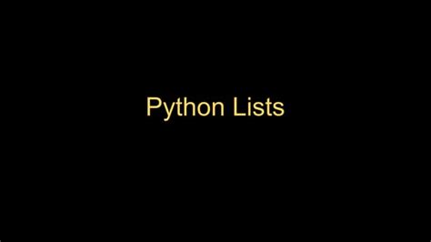 Image result for Learn Python Lists