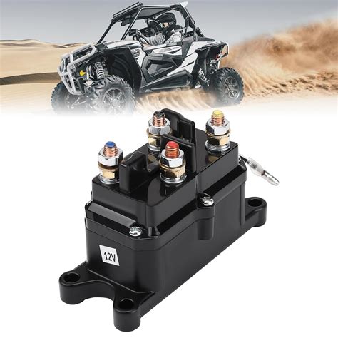 KEMIMOTO 12V 250A ATV UTV Boat Winch Solenoid Relay Contactor for 4x4 ...