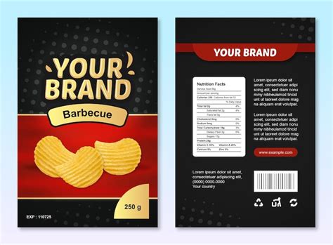 Chips label design trends Vectors - Download Free High-Quality Vectors ...