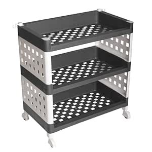 TNT THE NEXT TREND Lexi Plastic 3 Tier Multi-Purpose Storage Organizer ...