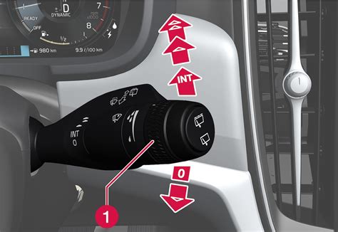 V90 Using windscreen wipers | Volvo Support IN