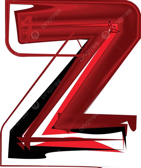 Artistic Font Letter Z Calligraphy Red Painting Vector, Calligraphy, Red, Painting PNG and ...