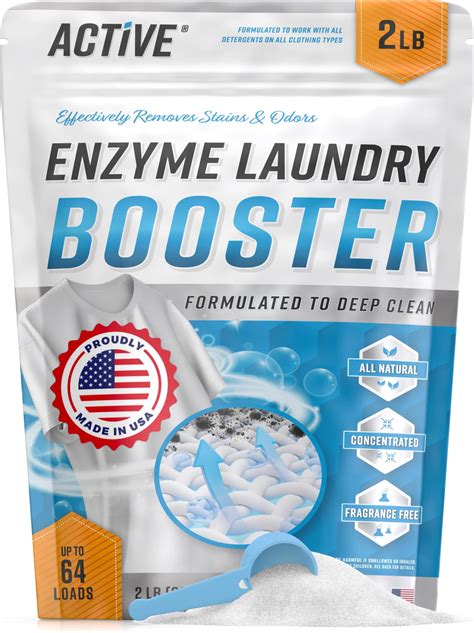 Amazon.com: Enzyme Laundry Booster Odor Remover - 2 lbs Unscented ...
