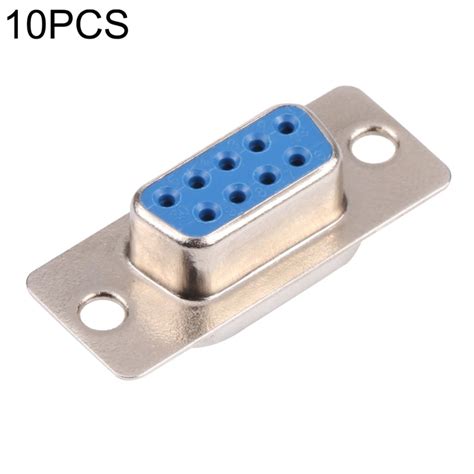 10 PCS DB9 Female Plug Weld Type Connector | Bulky Mart