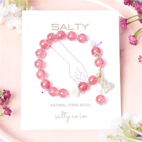 Cherry Quartz Beaded Band | Salty – Salty Accessories