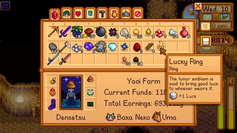 Whew, the infinity gavel + napalm ring is so satisfying : r/StardewValley