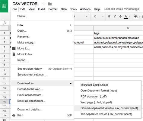 Making a CSV File 的图像结果