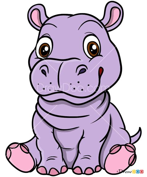 Hippopotamus Drawing | Free download on ClipArtMag
