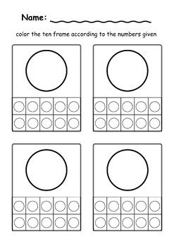 Image result for Ten Frame Color by Code Homework Help
