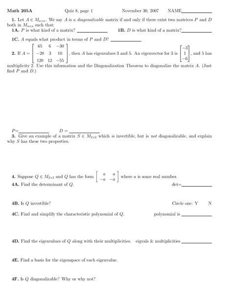 Image result for Diagonalization Theorem Pearson
