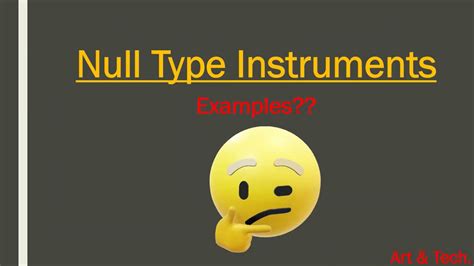 Image result for Null Type Instruments