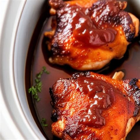 Crockpot Barbecue Chicken Thighs (Quick + Easy for Busy Weeknights)