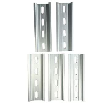 International Connector T&G 5 Pieces DIN Rail Slotted Aluminum RoHS ...