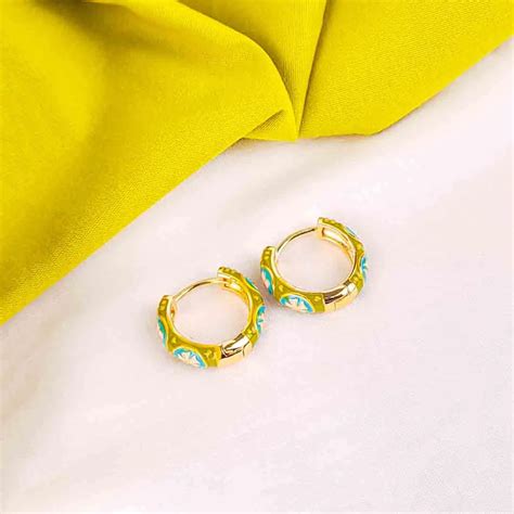 Pista Bloom Hoops Earrings – Discov Accessories