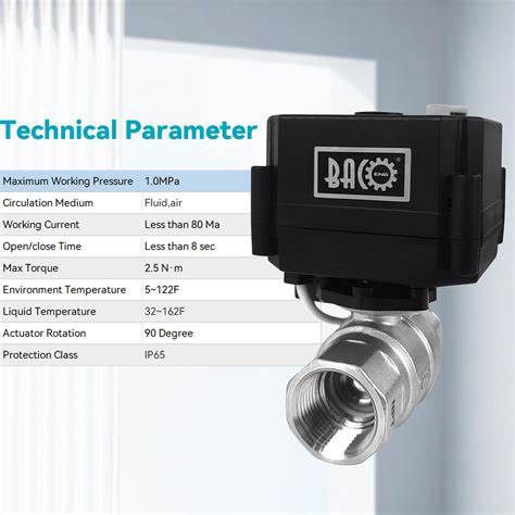 Smart Water Shut Off Valve U.S. Solid Smart Motorized Ball Valve ...