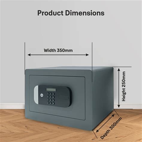 Yale 18.6 L Maximum Security Locker with Fingerprint and PIN, Grey ...